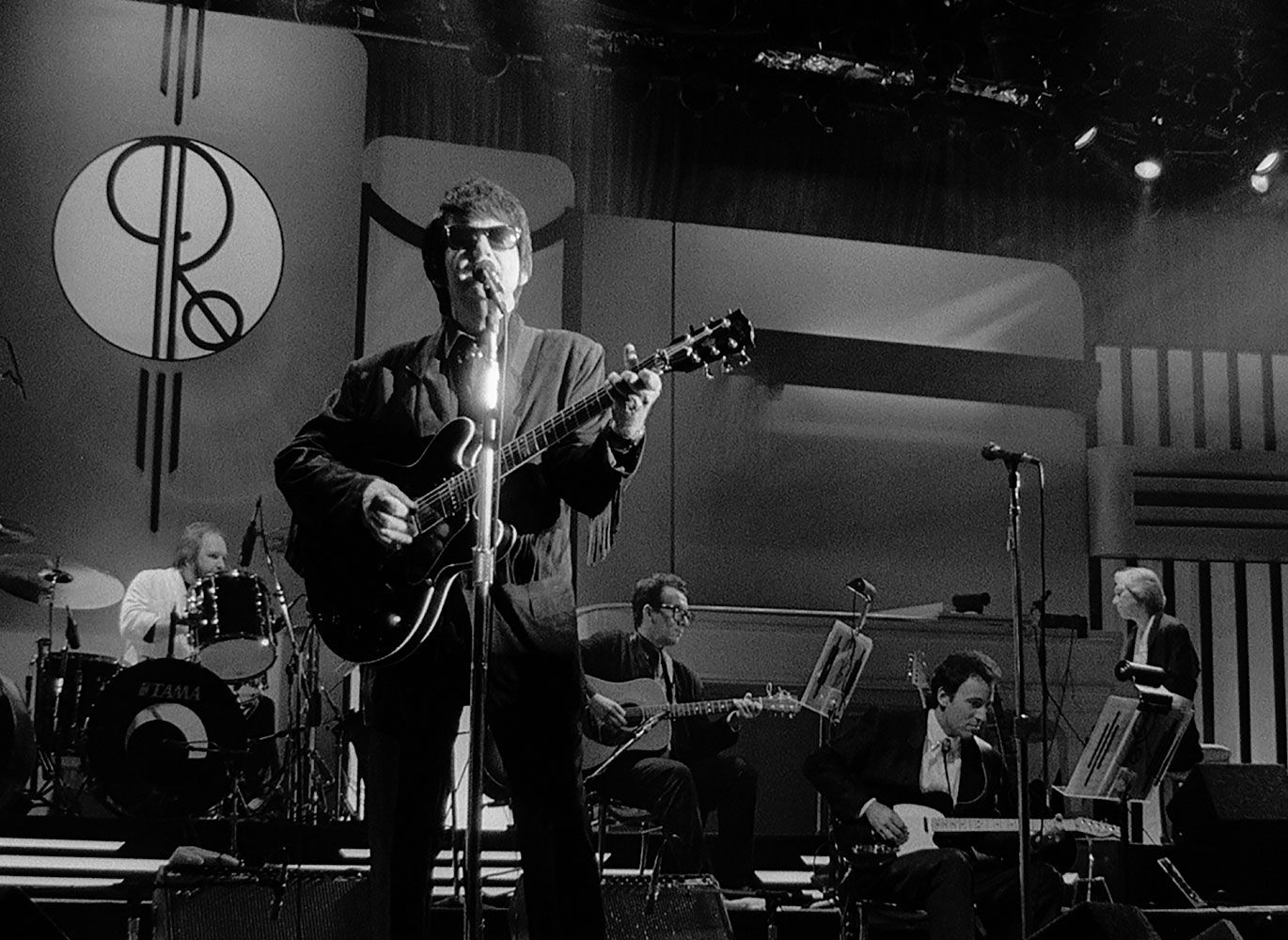 Roy Orbison in a September 1987 performance at the Cocoanut Grove in Los Angeles.